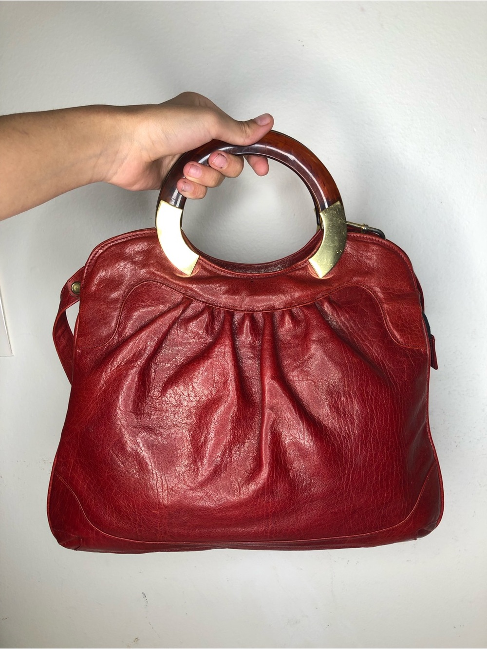 Red Leather handbag